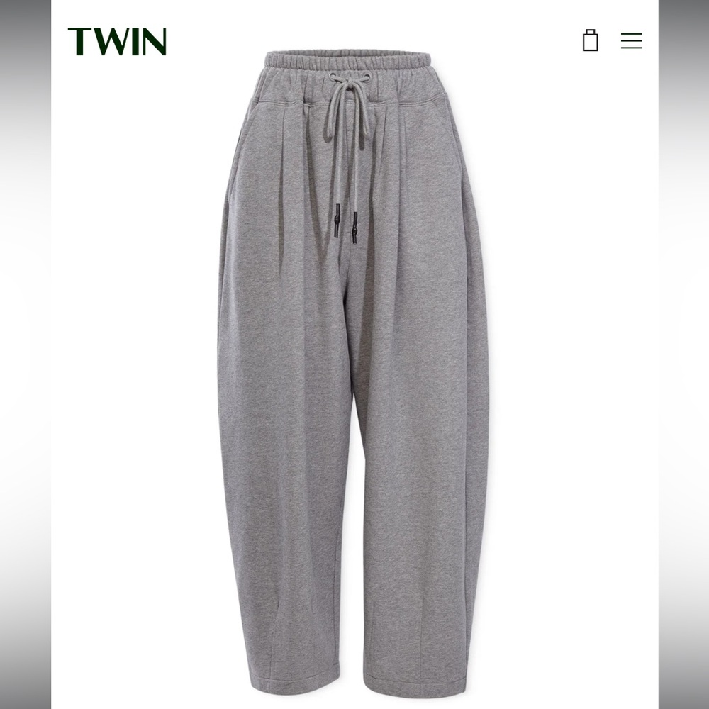 TWIN NY French Terry Balloon Sweatpants- XL